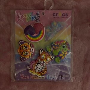 CROCS Lisa Frank Jibbitz Charms Set - Rainbow and Animal Designs